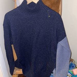 Front row x replain flecked Turtle neck